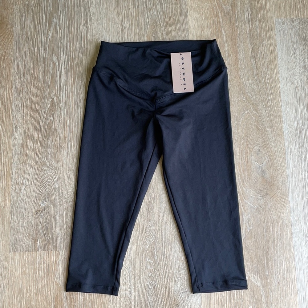 Olympia Activewear Mateo Crop Legging Jet Size S